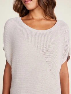 CozyChic Ultra Lite® Mixed Stitch Dolman Pullover -MOON HOME Shop 20211027 SS22 BDWCU20937 00245