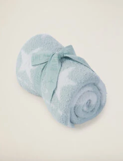 CozyChic® Dream Receiving Blanket -MOON HOME Shop 531 Aqua PKD Flat 3