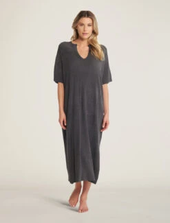 CozyChic Ultra Lite® Caftan -MOON HOME Shop 921PW carbon 2 b633c5ce 39f8 4154 928a 634b382e0264