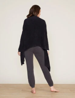 CozyChic Lite® Travel Shawl -MOON HOME Shop B460 BLACK 4533