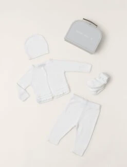 CozyChic Lite® Girls Heirloom Newborn Set 12 CozyChic Lite® Girls Heirloom Newborn Set -MOON HOME Shop B476 Pearl 3 W