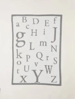 CozyChic® ABC Blanket -MOON HOME Shop B585 DoveGray Pearl 3 W