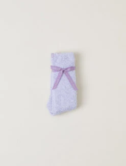 CozyChic® Youth Socks 12 CozyChic® Youth Socks -MOON HOME Shop B814 LILAC WHITE 1 W