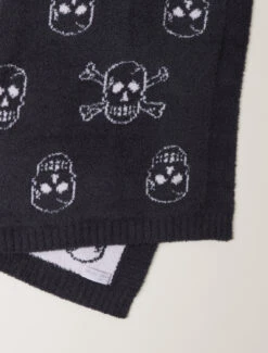 CozyChic® Skull Stroller Blanket 11 CozyChic® Skull Stroller Blanket -MOON HOME Shop BDBCC21543 Carbon Almond W 4