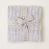 Waffle Baby Blanket -MOON HOME Shop BDBNV1166 FogGray 1 W