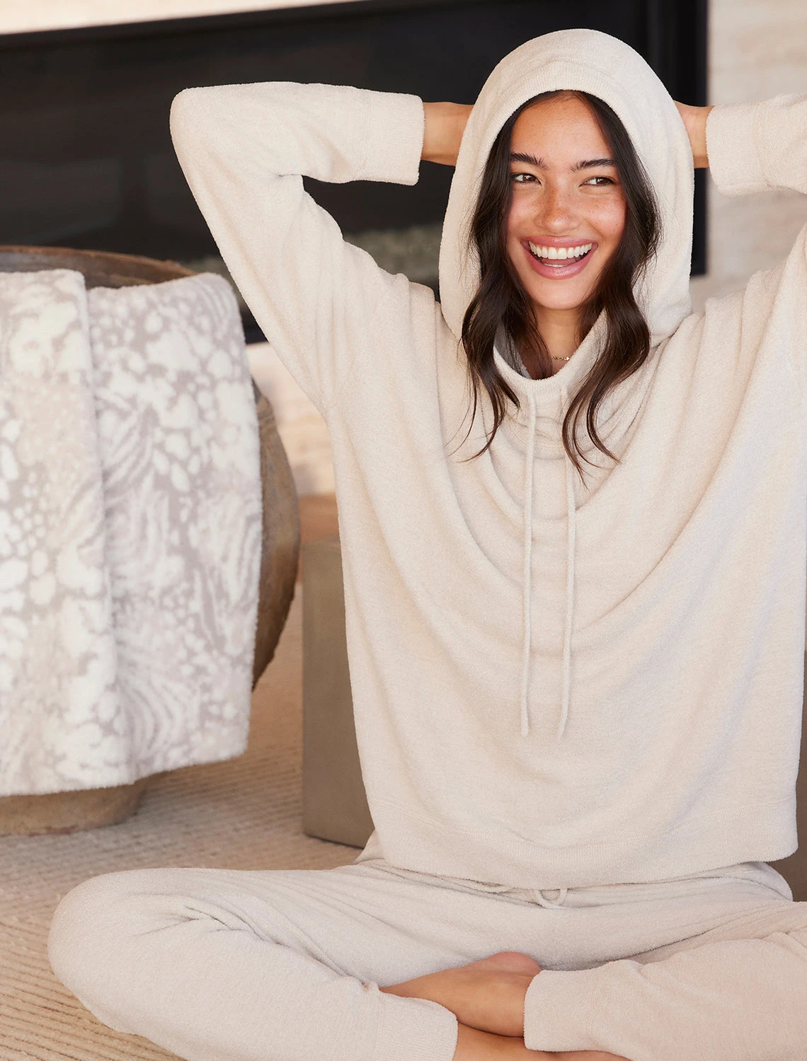 CozyChic Ultra Lite® Funnel Neck Hooded Pullover 7 CozyChic Ultra Lite® Funnel Neck Hooded Pullover - Image 5