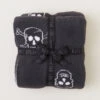 CozyChic® Skull Throw -MOON HOME Shop BDHCC20882 Carbon Almond W 1