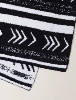 CozyChic® Stripes And Arrows Blanket 10 CozyChic® Stripes And Arrows Blanket -MOON HOME Shop BDHCC21533 Pearl Black W 4