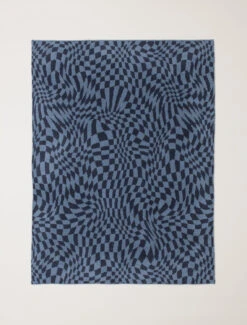 CozyChic® Checkered Blanket 13 CozyChic® Checkered Blanket -MOON HOME Shop BDHCC21541 BalticBlue Tidewater W 2