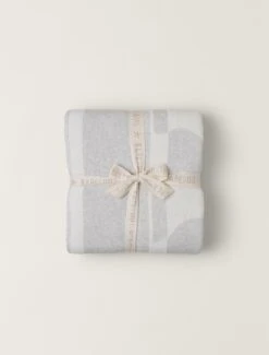 CozyChic® Cotton Sun Waves Throw 9 CozyChic® Cotton Sun Waves Throw -MOON HOME Shop BDHNV22323 HeatherGreyCream 1 W