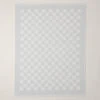CozyChic® Cotton Checkered Throw -MOON HOME Shop BDHNV22325 Grey Cream 1 W