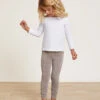 CozyChic Ultra Lite® Toddler Scrunched Legging 2 CozyChic Ultra Lite® Toddler Scrunched Legging -MOON HOME Shop BDKCU21418 Nickle 3661