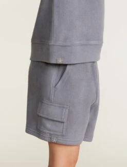 Malibu Collection® Toddler Brushed Fleece Cargo Short -MOON HOME Shop BDKMC22527 BDKMC22528 coal 021