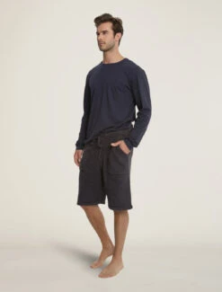 CozyChic® Men's Lounge Short -MOON HOME Shop BDMCC0839 HR carbon 2