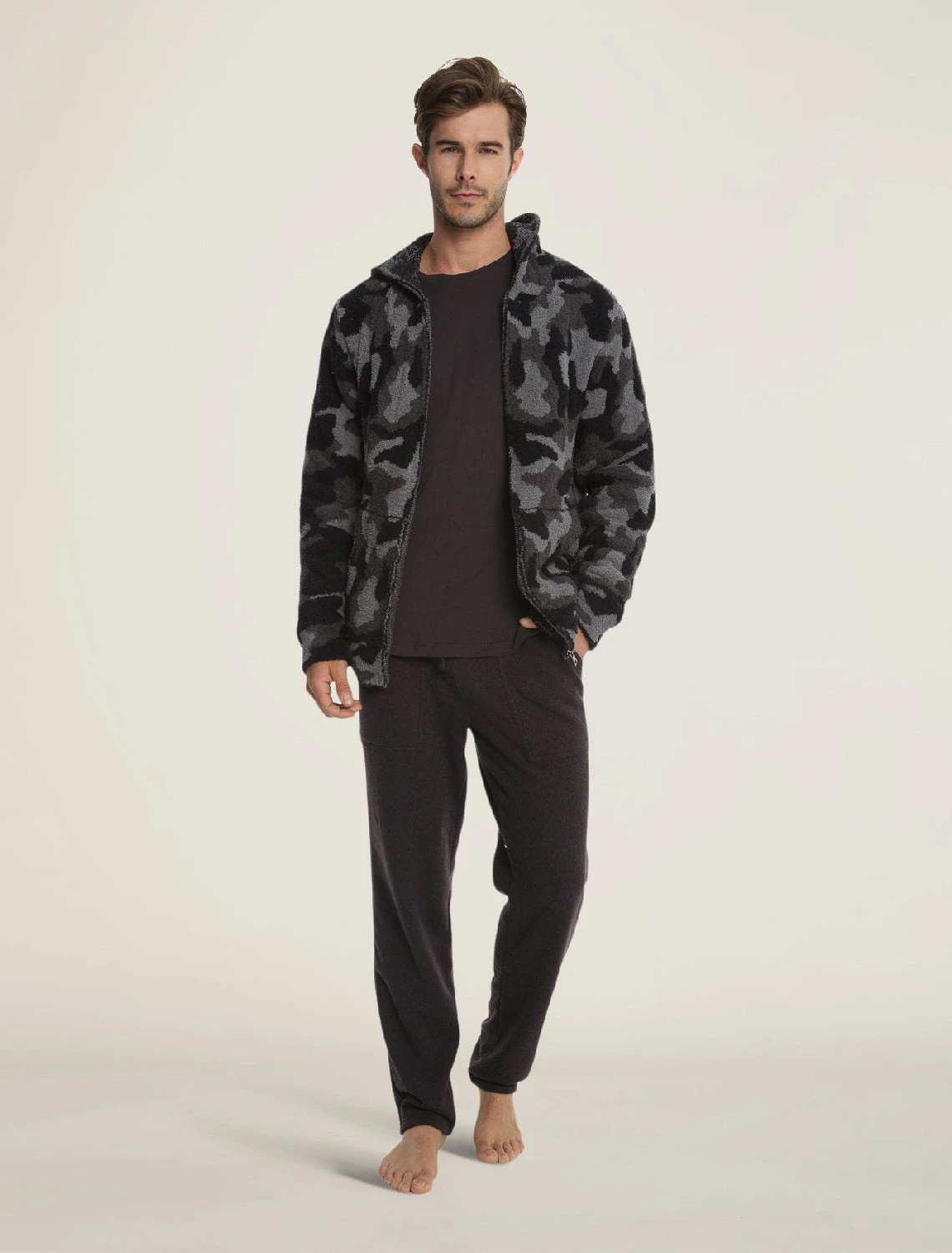 CozyChic® Men's Camo Zip-up Hoodie 6 CozyChic® Men's Camo Zip-up Hoodie - Image 4