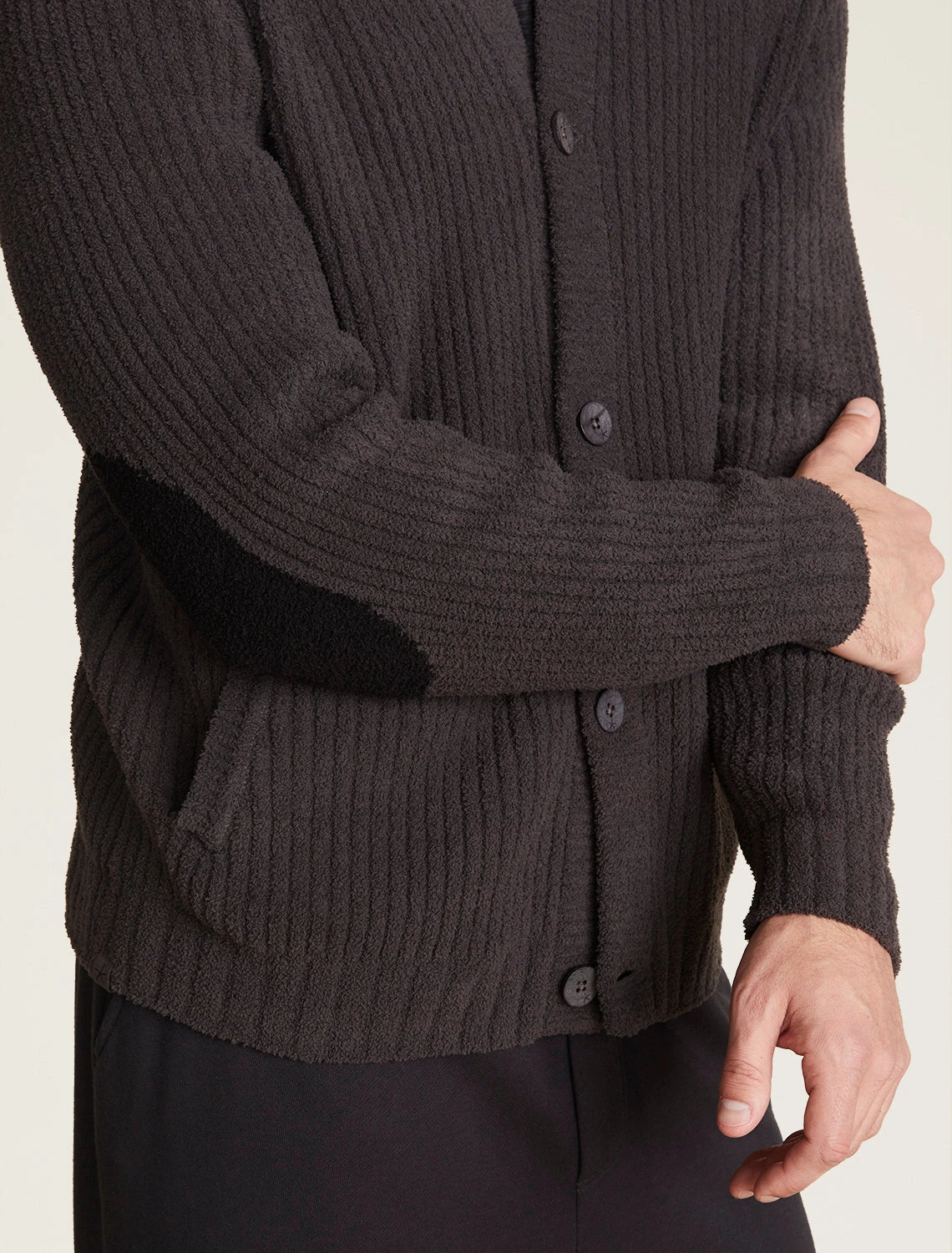 CozyChic® Men's Elbow Patch Cardigan 6 CozyChic® Men's Elbow Patch Cardigan - Image 4