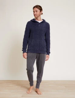 CozyChic Lite® Men’s Cable Hooded Henley