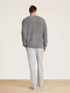 CozyChic Lite® Men's Relaxed V-Neck Pullover -MOON HOME Shop BDMCL22062 Graphite 0544copy