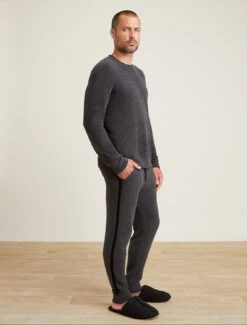 CozyChic Ultra Lite® Men's Striped Jogger 13 CozyChic Ultra Lite® Men's Striped Jogger -MOON HOME Shop BDMCU20911W carbon 2