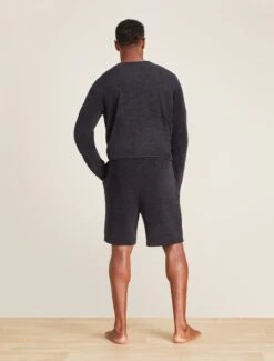 CozyChic Ultra Lite® Men’s Lounge Shorts -MOON HOME Shop BDMCU21081 CCULMensLoungeShorts Black 0679