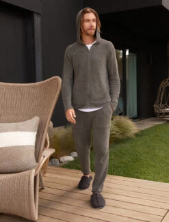 CozyChic Ultra Lite® Men’s Patch Pocket Jogger 12 CozyChic Ultra Lite® Men’s Patch Pocket Jogger -MOON HOME Shop BDMCU21372 OliveBranch 1307 V3