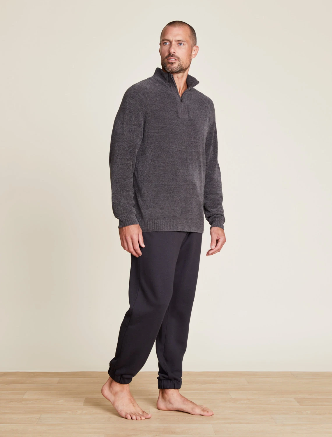 CozyChic Ultra Lite® Men's Half Zip Mock Pullover 4 CozyChic Ultra Lite® Men's Half Zip Mock Pullover - Image 2