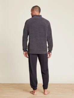 CozyChic Ultra Lite® Men's Half Zip Mock Pullover 10 CozyChic Ultra Lite® Men's Half Zip Mock Pullover -MOON HOME Shop BDMCU21740 Carbon 0991