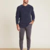 CozyChic Ultra Lite® Men's V-Neck Pullover 2 CozyChic Ultra Lite® Men's V-Neck Pullover -MOON HOME Shop BDMCU21743 Indigo 0886