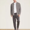 CozyChic Ultra Lite® Men's Button Down Cardigan -MOON HOME Shop BDMCU21940 Graphite 3007copy