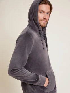 LuxeChic® Men’s Hoodie -MOON HOME Shop BDMLC21364 Carbon 2553
