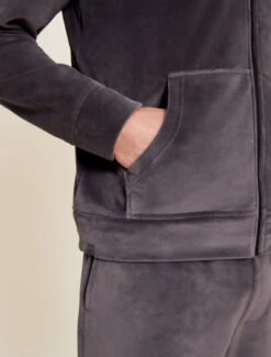 LuxeChic® Men’s Hoodie -MOON HOME Shop BDMLC21364 Carbon 2562