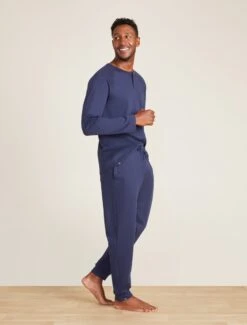 Malibu Collection® Men's Pima Jersey Jogger -MOON HOME Shop BDMMC21337 Blue Ink 0102 e9fd7bfa bef5 4f99 9fb6 95c1268b4d6d