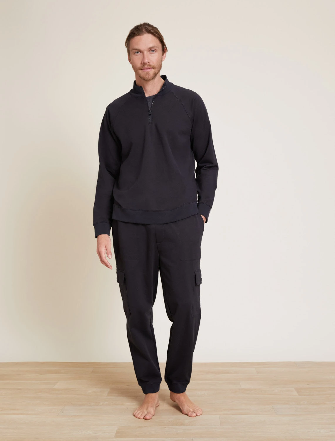 Malibu Collection® Men’s Pima Cotton Fleece Half Zip Pullover 3 Malibu Collection® Men’s Pima Cotton Fleece Half Zip Pullover