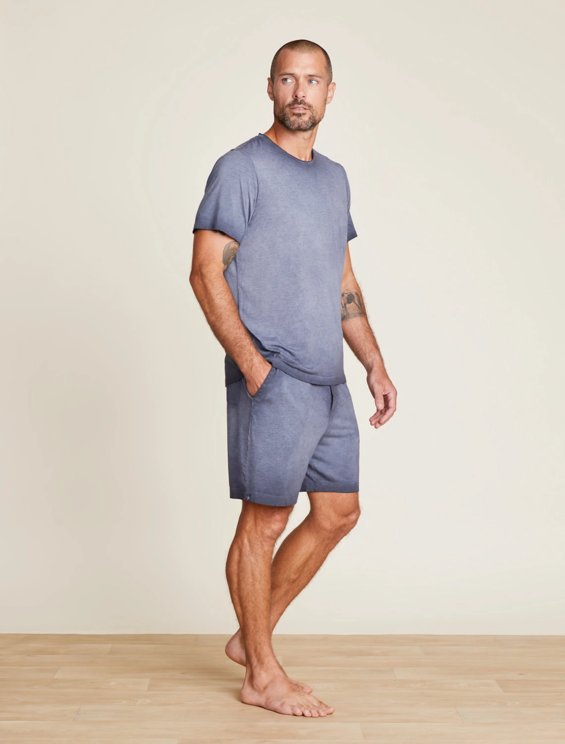 Malibu Collection® Men's Triblend Short 4 Malibu Collection® Men's Triblend Short - Image 2