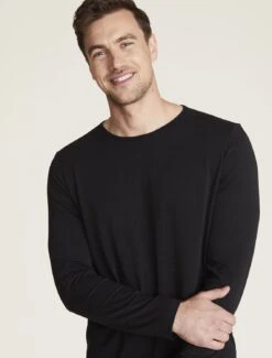 Malibu Collection® Men's Seamed Long Sleeve 10 Malibu Collection® Men's Seamed Long Sleeve -MOON HOME Shop BDMMC22065 Black 1195copycopy