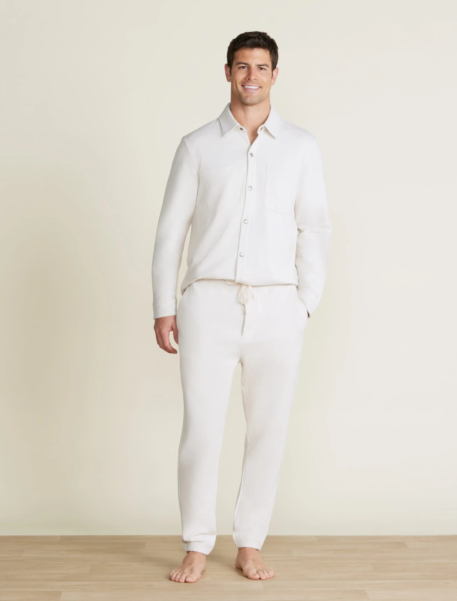 Malibu Collection® Men's French Terry Jogger With Woven Placket 7 Malibu Collection® Men's French Terry Jogger With Woven Placket - Image 5