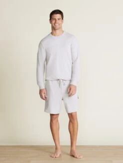 Malibu Collection® Men's Brushed Fleece Cargo Short -MOON HOME Shop BDMMC22347 SILVER BDMMC22348 0727