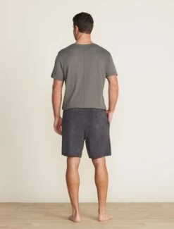 CozyChic Lite® Men's Rolled Edge Shorts -MOON HOME Shop BDMMC22554 ST BDMCL22333 CAR 024