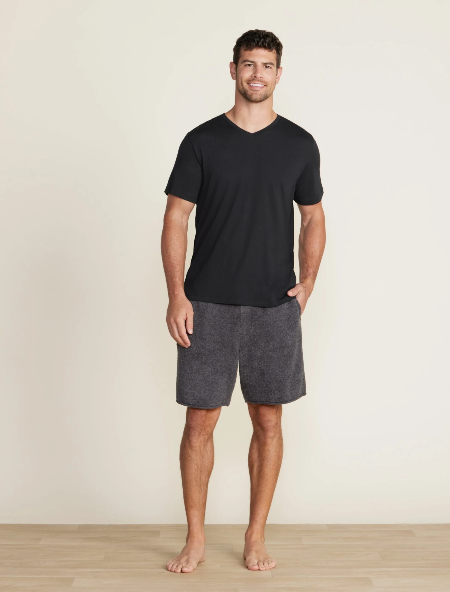 Malibu Collection® Men's Cotton Modal V-Neck Basic Tee 3 Malibu Collection® Men's Cotton Modal V-Neck Basic Tee