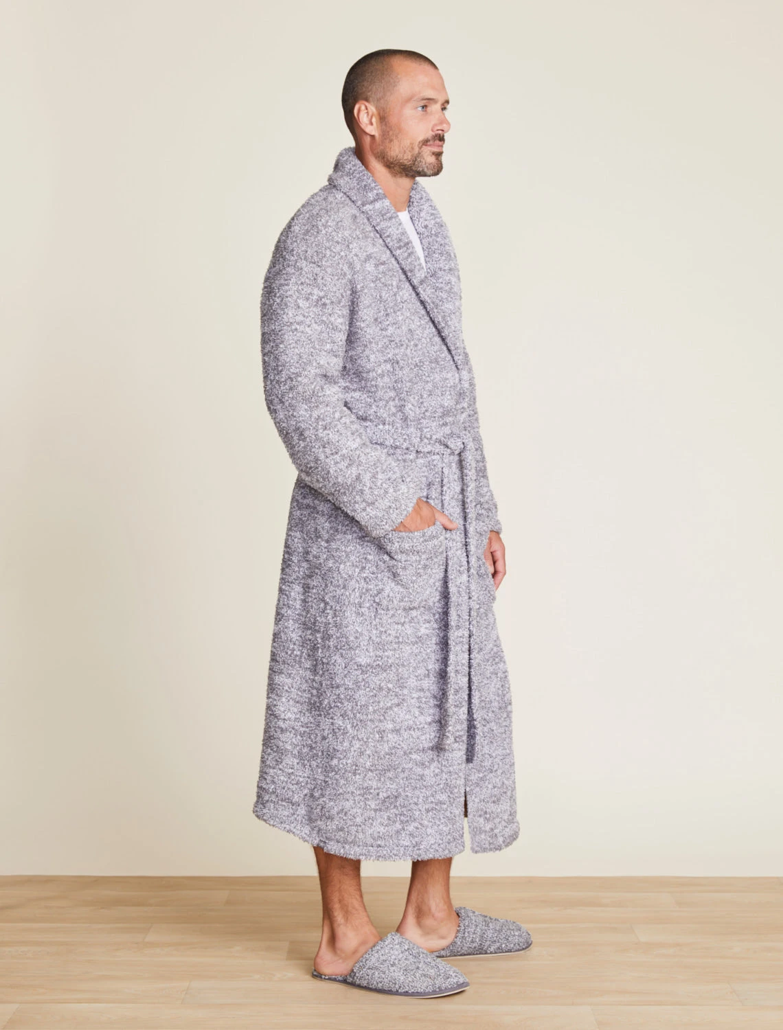 CozyChic® Heathered Adult Robe 4 CozyChic® Heathered Adult Robe - Image 2