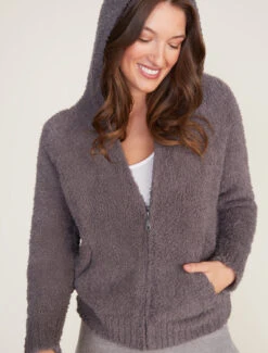 CozyChic® Women's Relaxed Zip-up Hoodie 12 CozyChic® Women's Relaxed Zip-up Hoodie -MOON HOME Shop BDWCC1003 ASH 0266