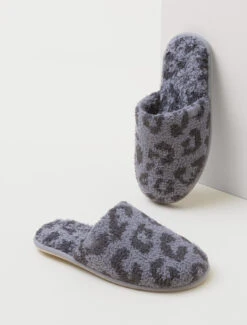CozyChic® Barefoot In The Wild® Slipper 11 CozyChic® Barefoot In The Wild® Slipper -MOON HOME Shop BDWCC1716 Graphite CarbonMulti W 1