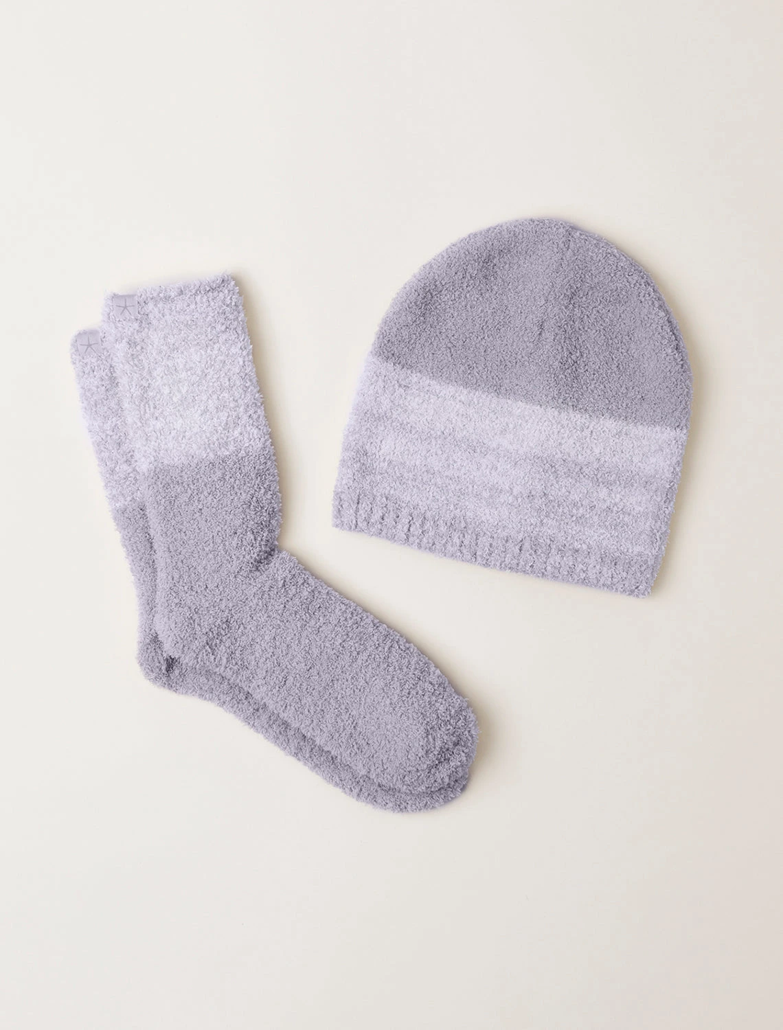 CozyChic® Heather Stripe Beanie And Sock Set 6 CozyChic® Heather Stripe Beanie And Sock Set - Image 4