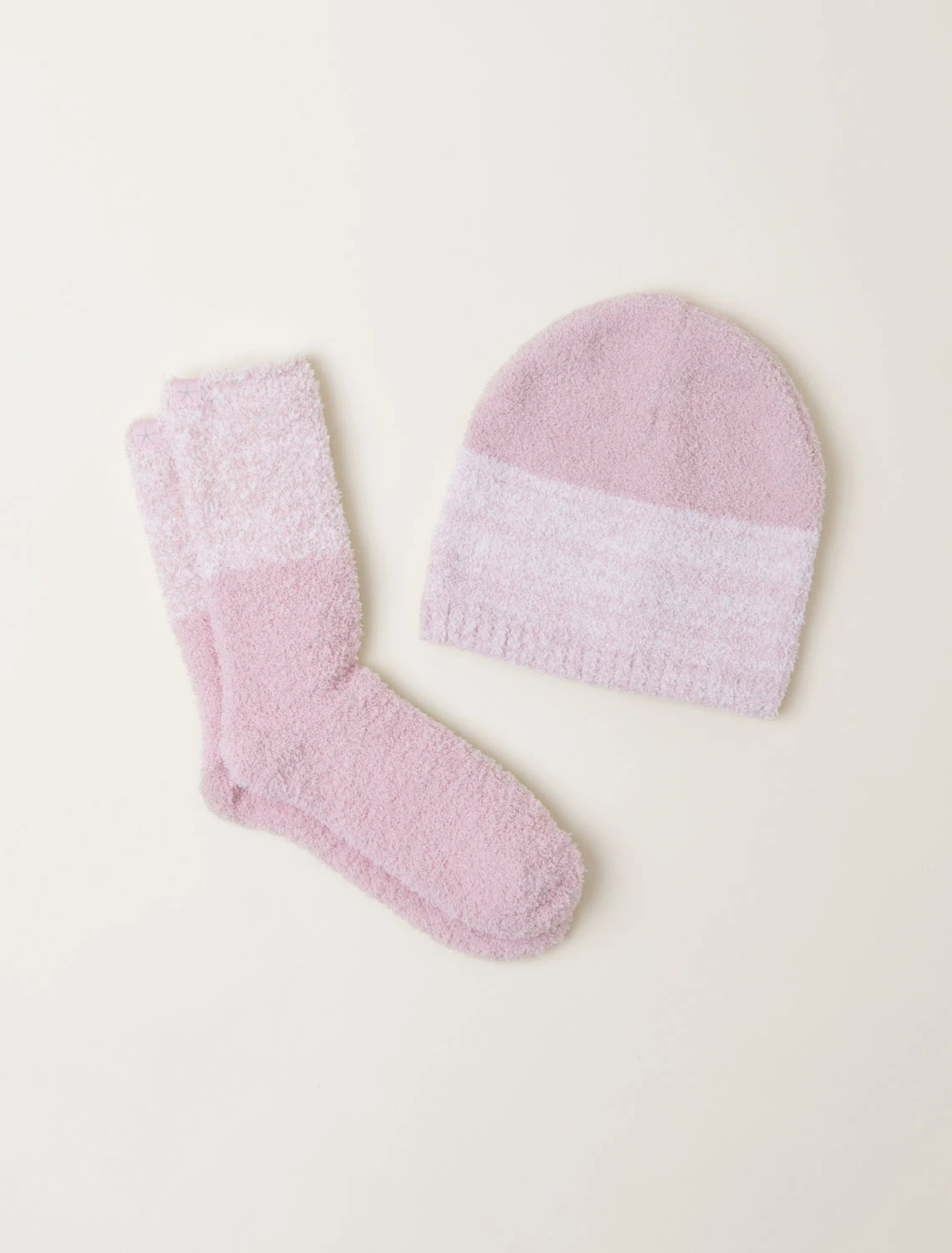 CozyChic® Heather Stripe Beanie And Sock Set 4 CozyChic® Heather Stripe Beanie And Sock Set - Image 2
