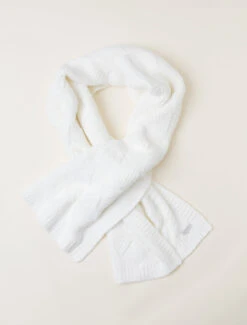CozyChic® Diamond Weave Blanket Scarf -MOON HOME Shop BDWCC22032 Pearl 4 W