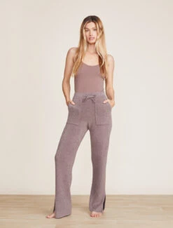 CozyChic Lite® Pinched Seam Slit Pant -MOON HOME Shop BDWCL21885 Driftwood 0951