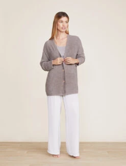 CozyChic Lite® Cable Button Cardigan