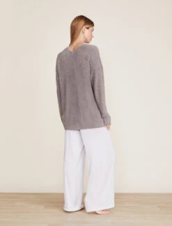 CozyChic Lite® Cable Button Cardigan -MOON HOME Shop BDWCL21888 Beach Rock 1302