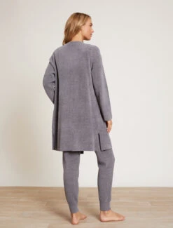 CozyChic Ultra Lite® Wide Collar Jacket -MOON HOME Shop BDWCU21266 GlaicierGray 1318