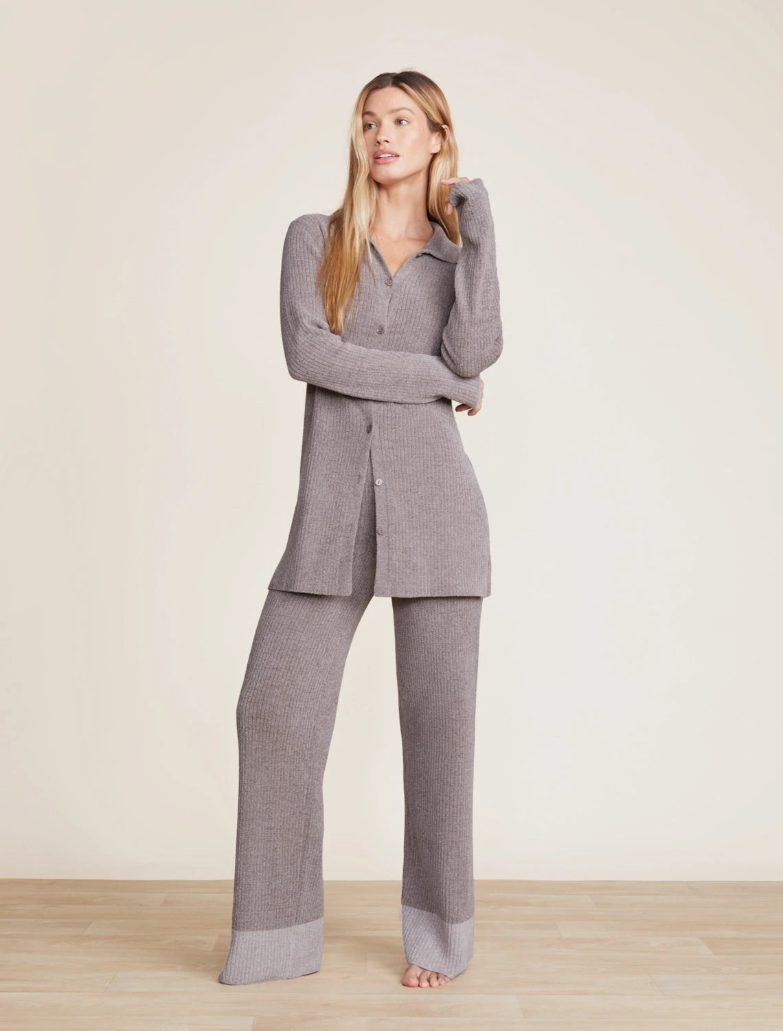 CozyChic Ultra Lite® Heather Stripe Rib Pant 3 CozyChic Ultra Lite® Heather Stripe Rib Pant - Image 2